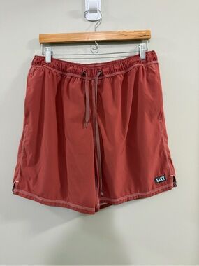 SAXX Ballpark Pouch Oh Buoy 2N1 Volley hybrid swim shorts. Size XL
